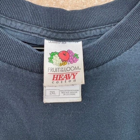 VINTAGE USA Y2K Black Thunder Sportswear Skull Rebel Cowboy Shirt Size 2XL FLAW‎ - Picture 6 of 7